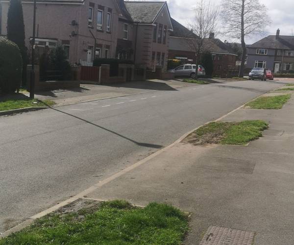Parking on Dial House Road, S6