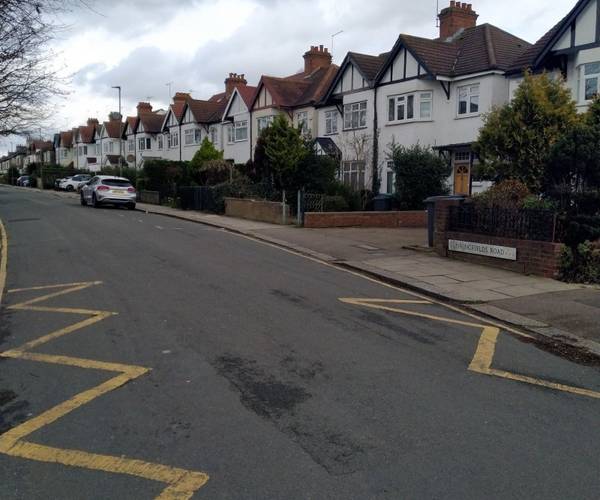 Parking on Sunningfields Road, NW4
