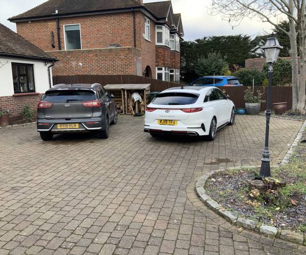 Parking on Chertsey Road, KT14
