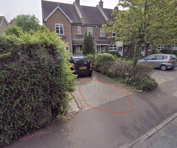 Parking on Hill House Drive, TW12
