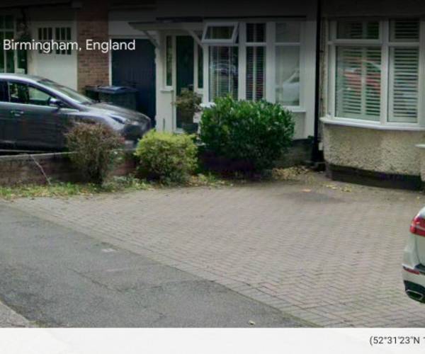 Parking on Hillyfields Road, B23