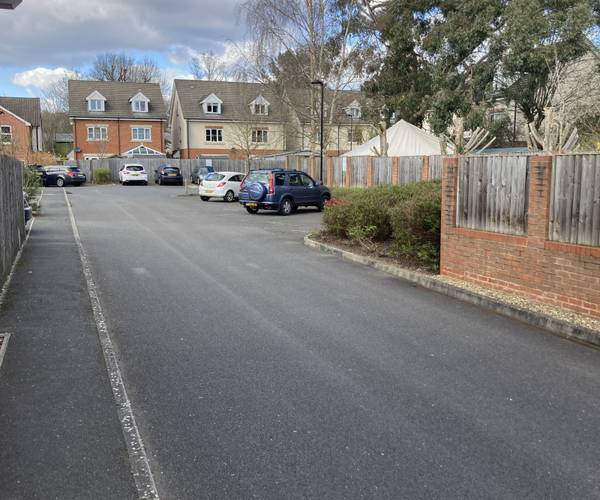 Parking on Clockhouse Road, GU14