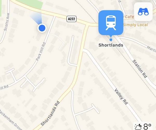 Parking on Park Hill Road, BR2