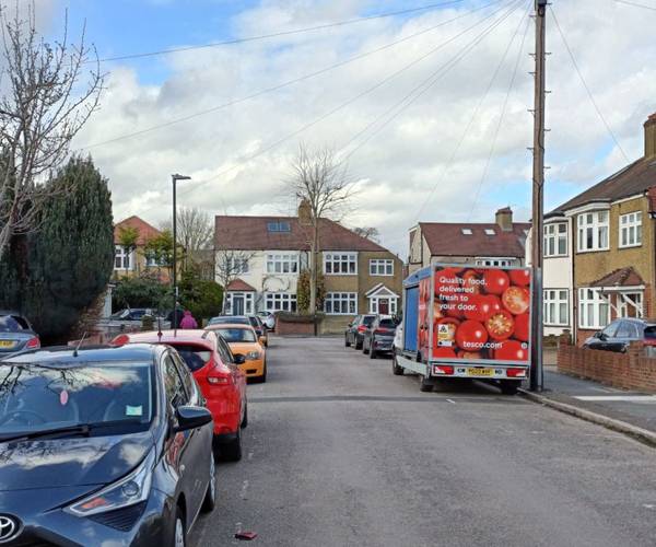 Parking on Godfrey Avenue, TW2