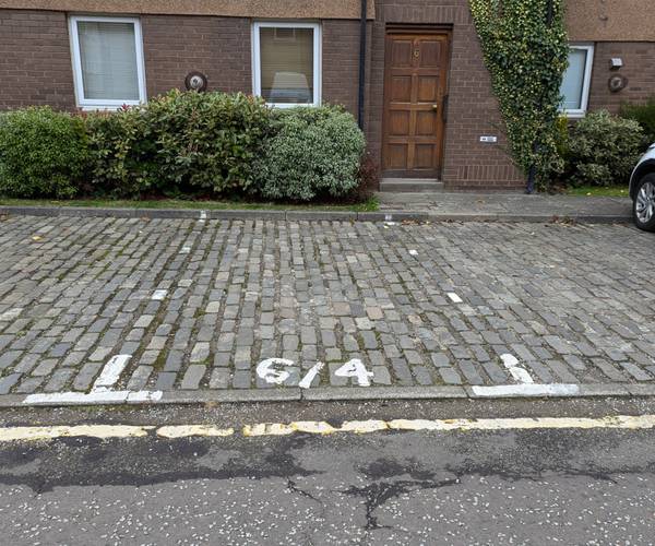 Parking on Ettrickdale Place, EH3