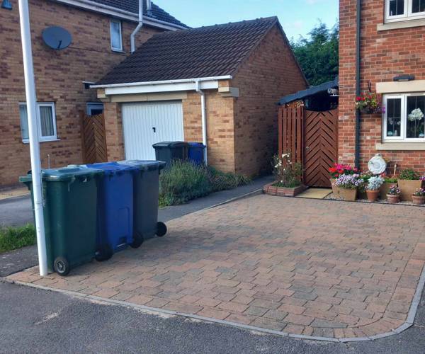 Parking on Honeysuckle Close, DN4