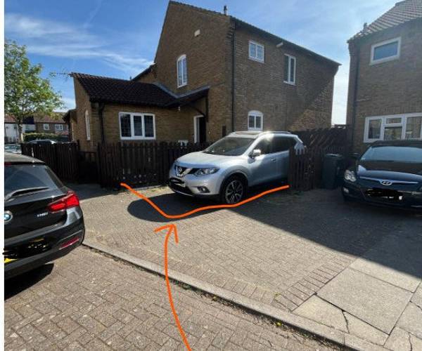 Parking on Pope Close, TW14