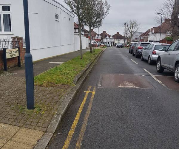 Parking on Tudor Court North, HA9