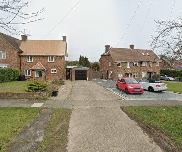 Parking on Downland Way, KT18