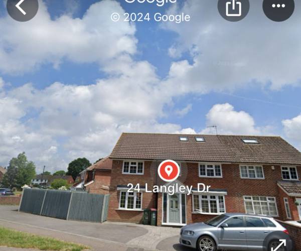 Parking on Langley Drive, RH11