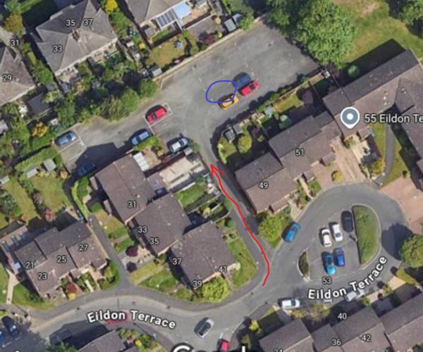 Parking on Eildon Terrace, EH3