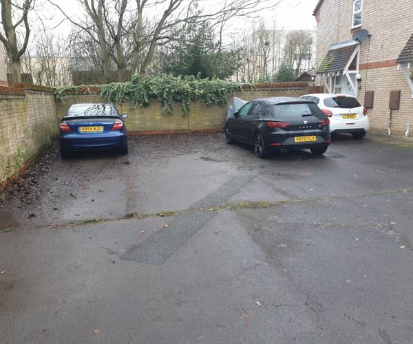 Parking on Nash Drive, CM1