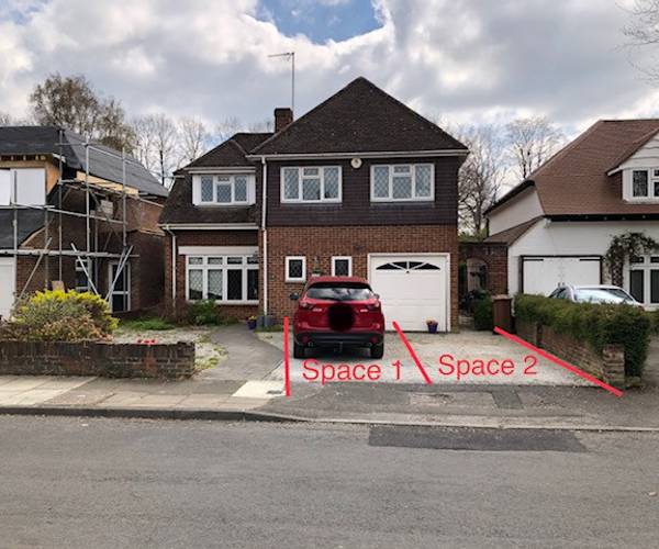 Parking on Vereker Drive, TW16