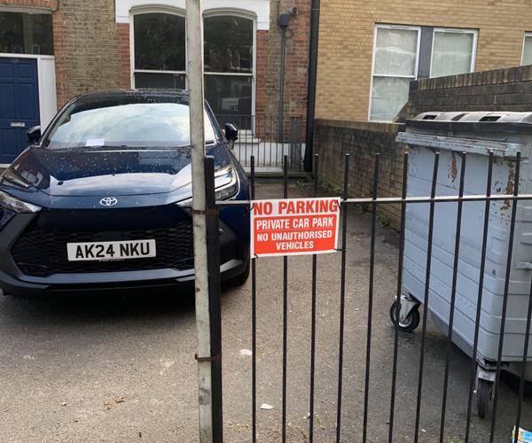 Parking on Christchurch Road, SW2