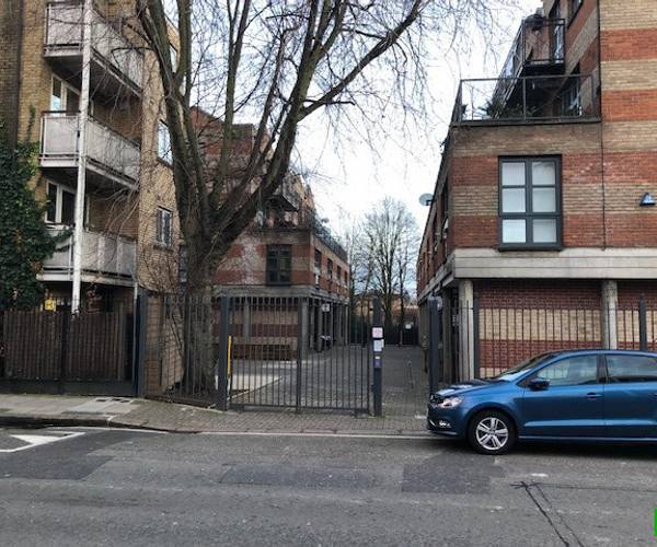 Parking on Bruges Place, NW1
