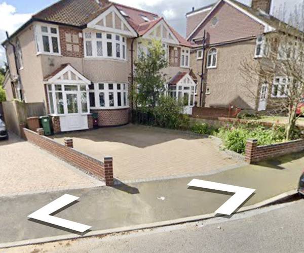 Parking on Knoll Road, DA5