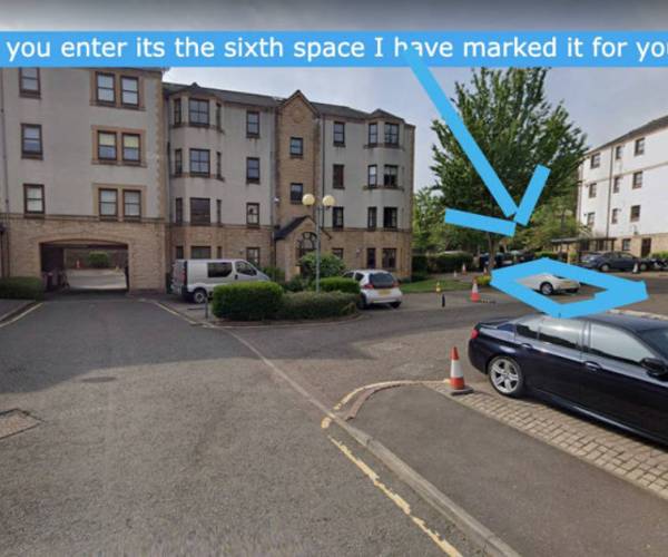 Parking on St. Leonards Street, EH8