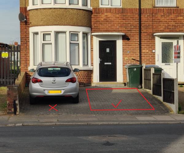 Parking on Blackwatch Road, CV6