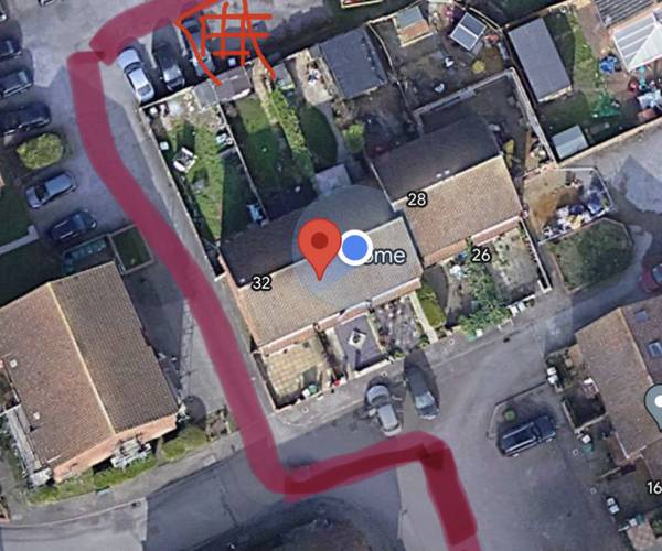 Parking on Boultwood Road, E6