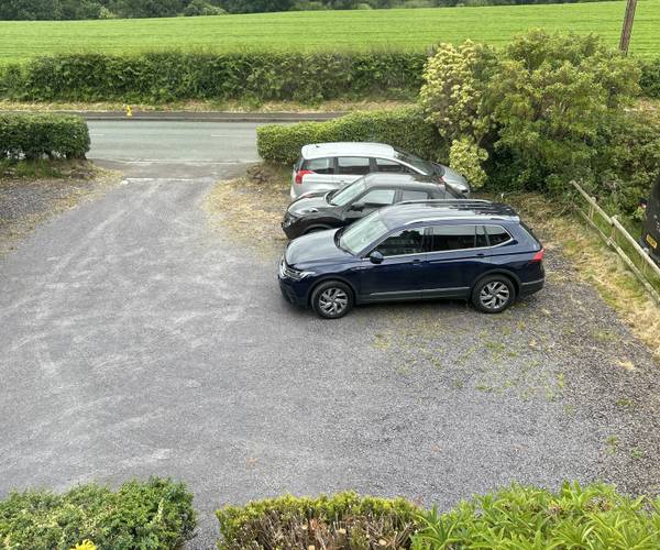Parking on Station Road, CW8