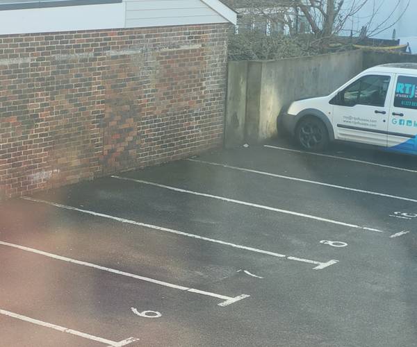 Parking on Bourne Street, BN21