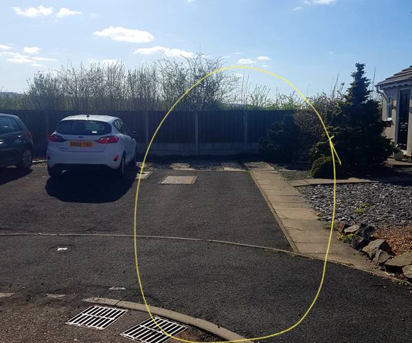 Parking on Aspen Drive, BB10