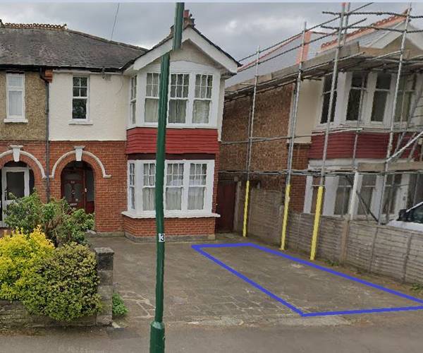 Parking on Manor Lane, SM1