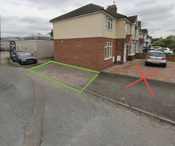Parking on Stratton Road, SN1