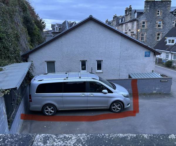 Parking on Breadalbane Street, PA34