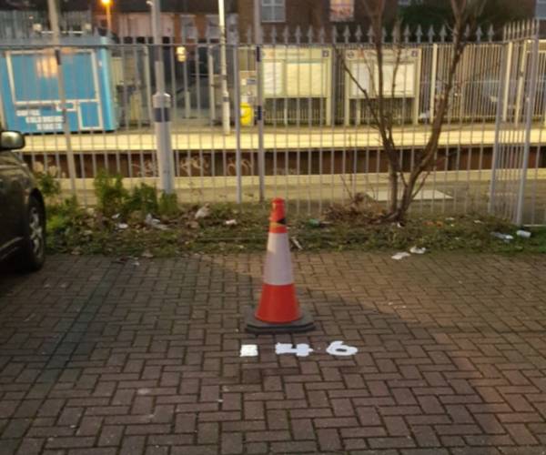 Parking space on Troughton Road