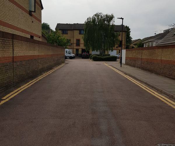 Parking space off of Kennard Street, E16