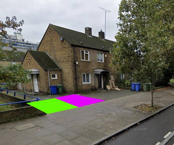 Parking on Chettle Close, SE1