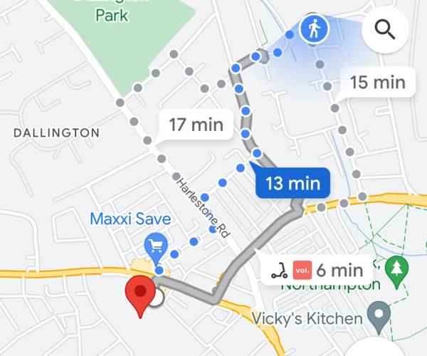Parking on Tintern Avenue, NN5