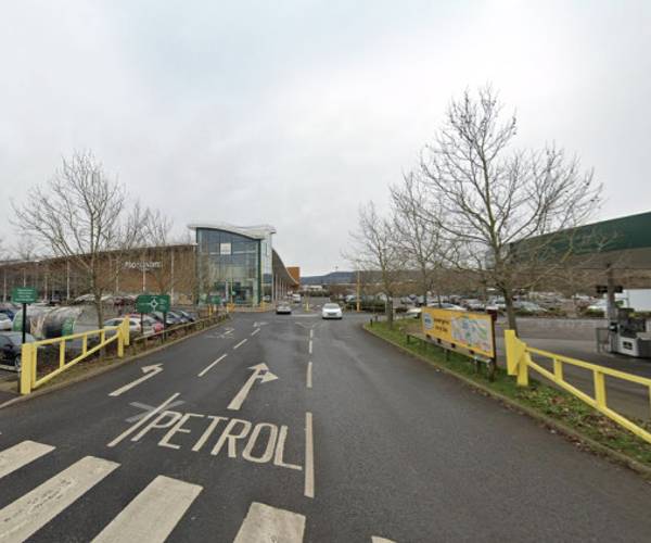 Morrisons Car park-Gloucester Metz Way