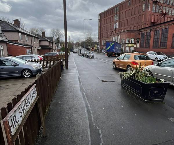 Parking on Mancroft Terrace, BL3
