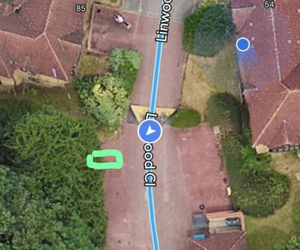 Parking on Linwood Close, SE5