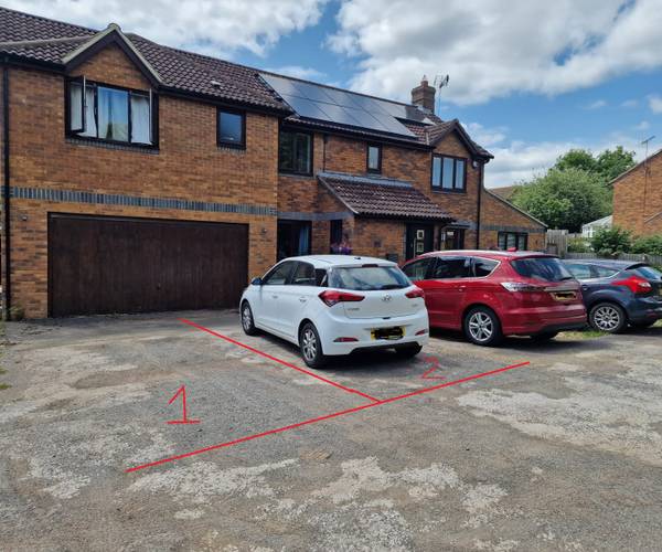 Parking on Joules Court, MK5