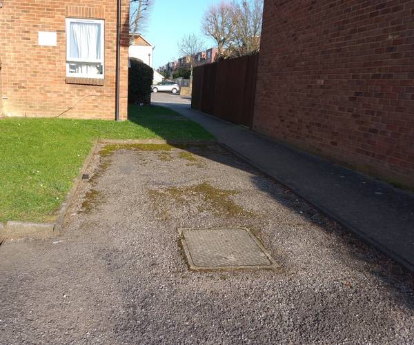 Private allocated off-street parking space
