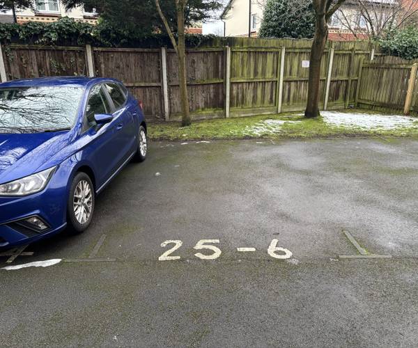Parking on Petworth Close, M22