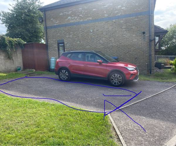 Parking on Alexander Close, CT13