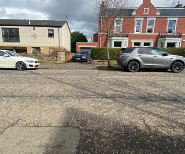 Parking on Balgreen Road, EH12