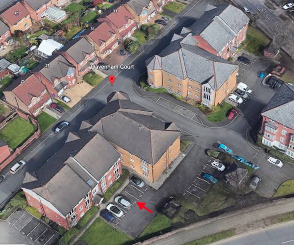 Parking on Davenham Court, L15