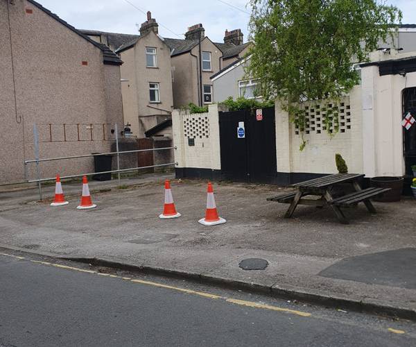 Parking on Poulton Road, LA4