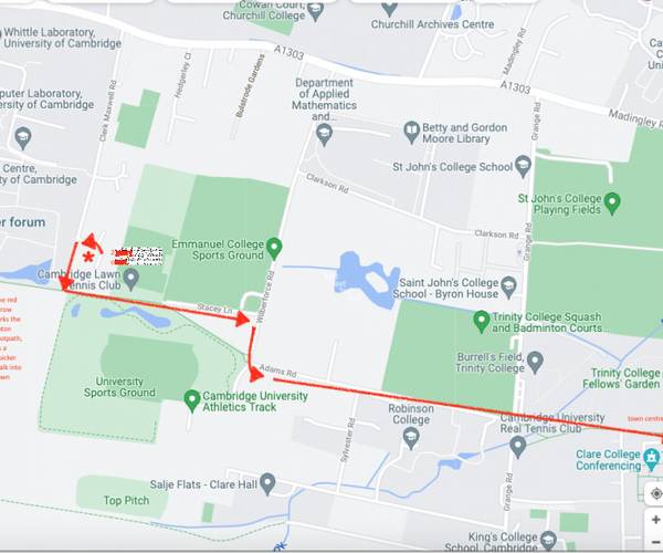 Parking on Perry Court, Clerk Maxwell Road, CB3