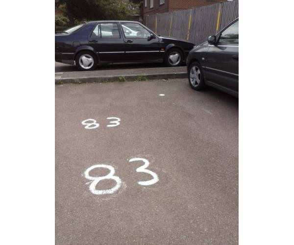 Parking space on Goodwin Close, SE16