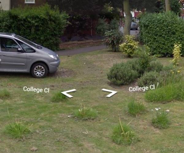 Parking space on College Close, TW2