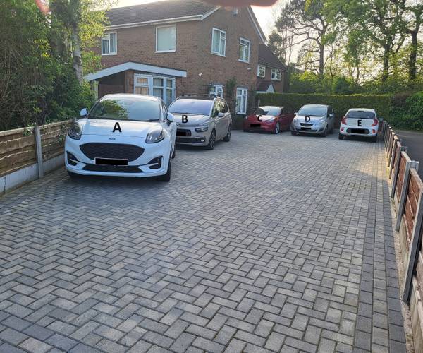 Parking on Lings Walk, M22