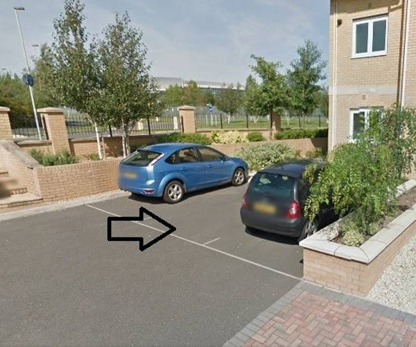 Private Parking Bay 500ft to GCHQ