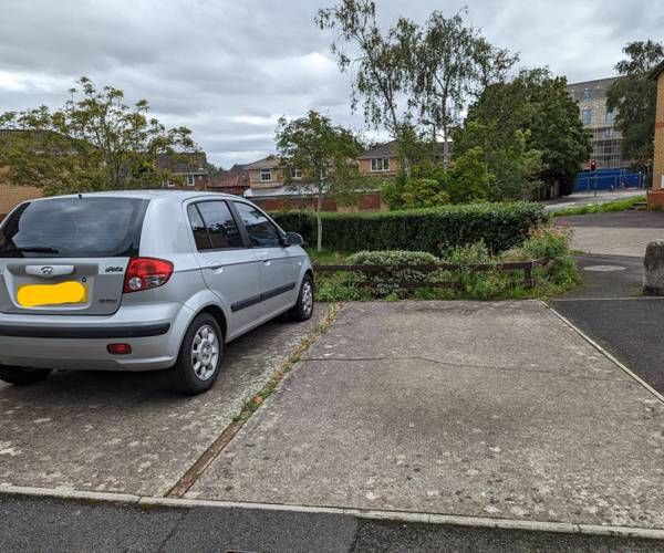 Parking on Mathias Close, CF23