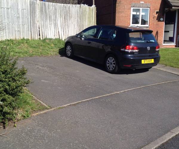 Private driveway on Fowler Close, B66